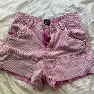 Carpenter corduroy  denim shorts urban outfitters